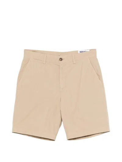 Sebago Shorts Sasanoa In Cotone Beige  In Neutral