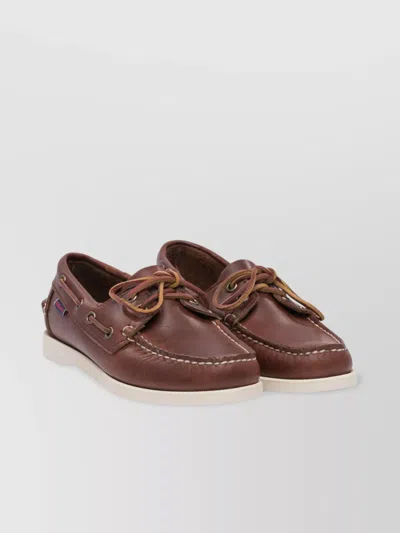Sebago Docksides Portland Woman Woman Loafers Brown Size 7.5 Soft Leather