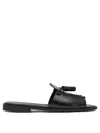 Sebago Black Leather Sandals