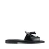 Sebago Black Leather Sandals