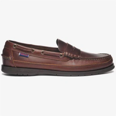 Sebago Sloop Boat Shoe In Brown