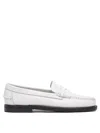 Sebago Classic Dan Leather Loafers For Women In White