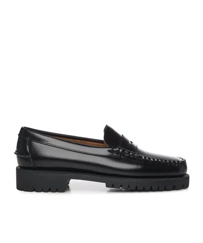 Sebago Black Leather Moccasin