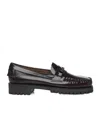 Sebago Solid Color Loafers In Black