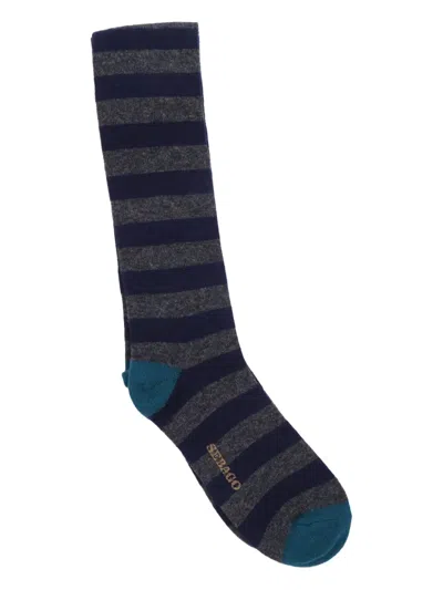 Sebago Striped Socks In Gray