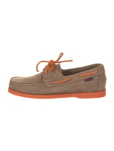 Pre-owned Sebago Suede Boat Shoes In Brown