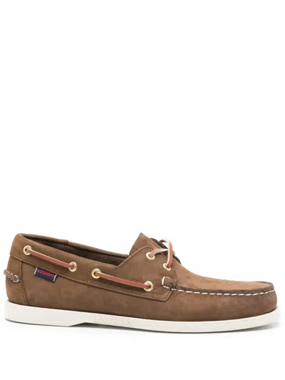 Sebago Suede Boat Shoes In Neutrals