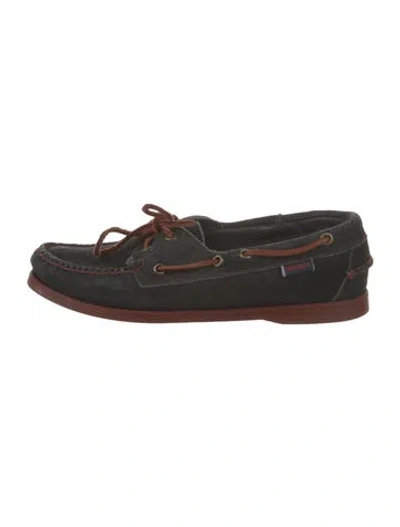 Pre-owned Sebago Suede Sneakers In Brown