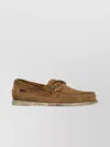 Sebago Suede Stitch Detailing Rubber Sole Loafers In Brown