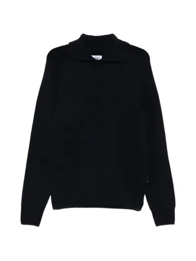Sebago Swiftriver Ribbed-collar Sweater In Blue