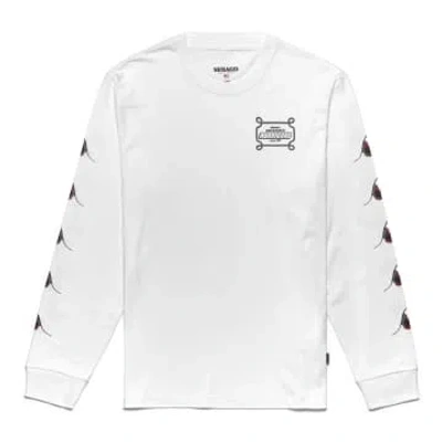 Sebago T-shirt Roxbury Hurricane White Natural