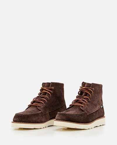 Sebago Tala High Suede Boots In Brown