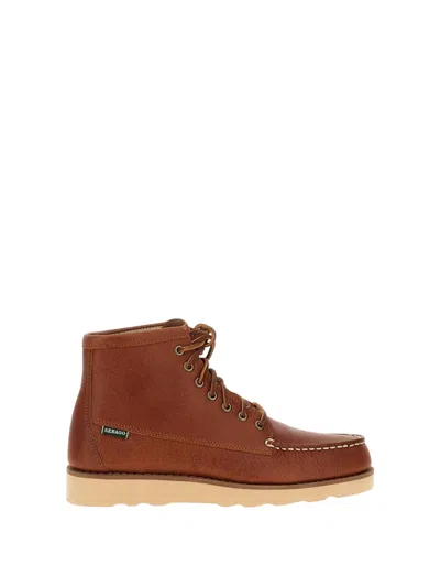 Sebago Tala Mid Tumb Mid-height Leather Boots In Brown