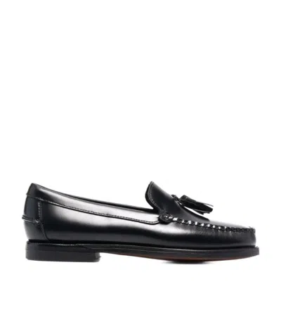 SEBAGO TASSEL-DETAIL LEATHER LOAFERS
