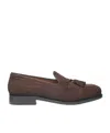 Sebago Tassel-detail Suede Loafers In Brown