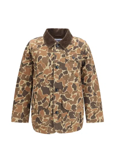 Sebago Tenny Camouflage-print Jacket In Brown