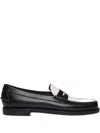 Sebago Classic Dan Smooth Leather Loafers In Multi