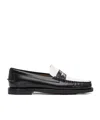 Sebago Two-tone Leather Loafers In Multi