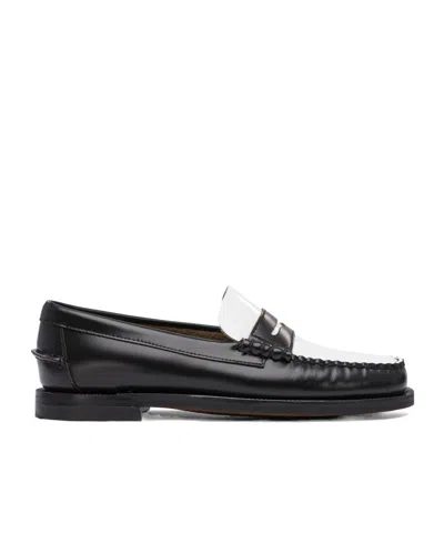 Sebago Two-tone Leather Loafers In Multi