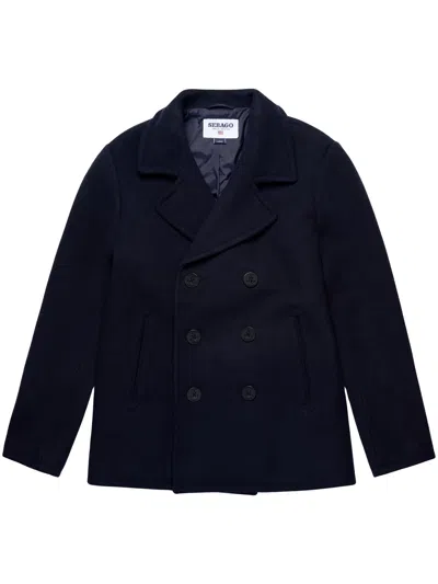 Sebago Unisex Yachting Mid Jacket With Wool Blend In Blue