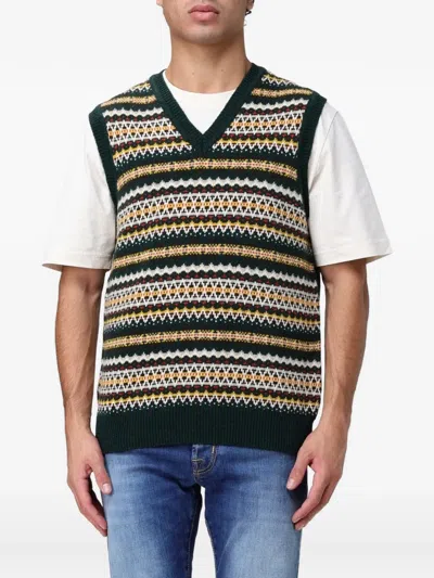 Sebago Sweater Men Color Green In Multi