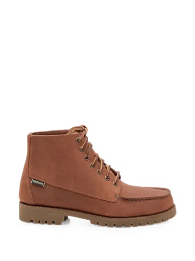 Sebago Walker Lace-up Boots In Brown