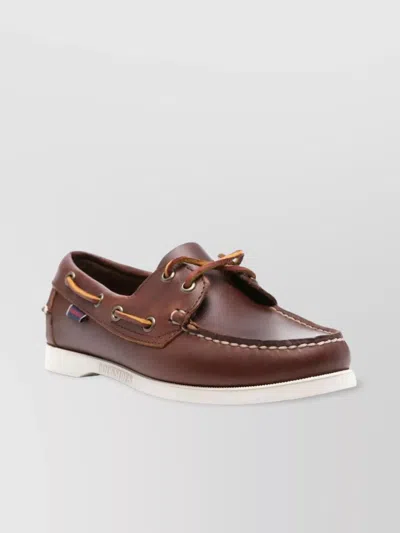 Sebago Waxed Portland Boat Shoes Moccassin