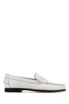 Sebago Classic Dan Leather Loafers For Women In White