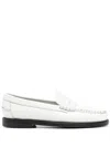 Sebago Classic Dan Pigment Leather Loafers In White
