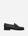 Sebago Black Pull-on Loafers In Black