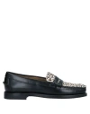 Sebago Woman Loafers Black Size 6.5 Leather