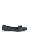 Sebago Woman Loafers Midnight Blue Size 7 Leather
