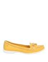 Sebago Woman Loafers Ocher Size 7 Leather In Yellow