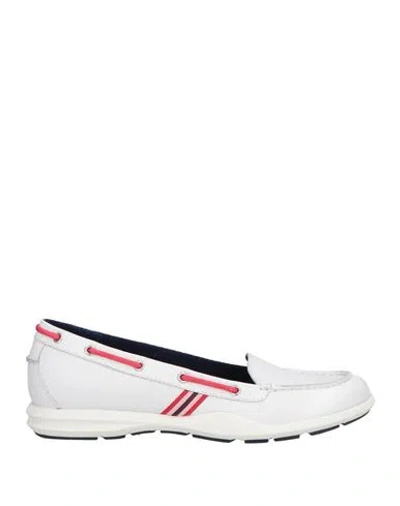 SEBAGO SEBAGO WOMAN LOAFERS WHITE SIZE 7 LEATHER