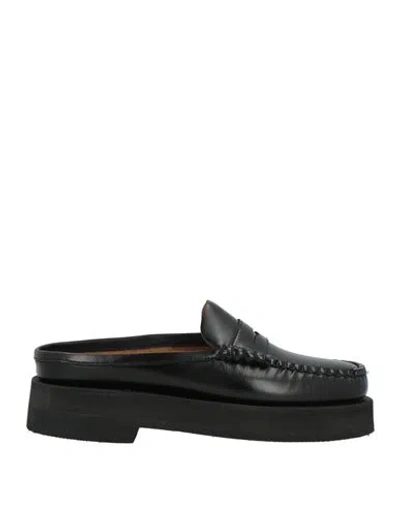Sebago Woman Mules & Clogs Black Size 8 Leather