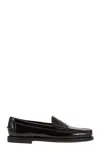 Sebago Black Pull-on Loafers In Black