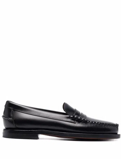 Sebago Women's Moccasins In Nero Nero