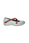 Sebago Women's Shoes  Mary Jane Leather Dancers - Elasticized Dresses - Rubber Suola-shaping In White