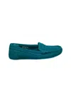 Sebago Women's Shoes  Moccasin Suede-slurry-calzata Close In Green