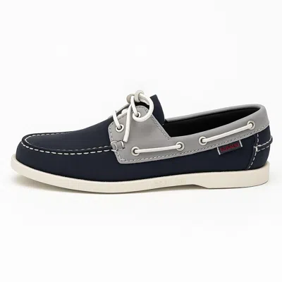 Sebago Women's Spinnaker Moccasin Shoes In Navy/lagoon In Multi
