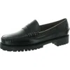 Sebago Black Slip-on Loafers With Lug Sole In Black