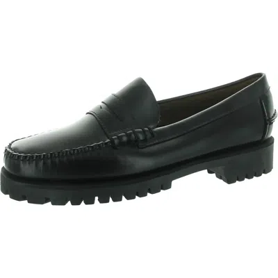 SEBAGO WOMENS SOLID FAUX LEATHER LOAFERS