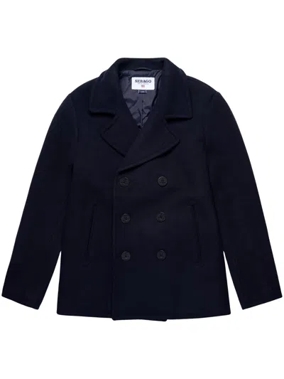 Sebago Unisex Yachting Mid Jacket With Wool Blend In Blue