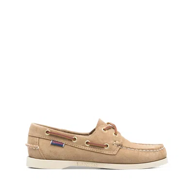 Sebago X Opera Portland Artisan Boat Shoes In Neutral