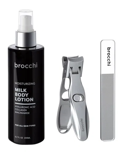 Sebastian Brocchi Nail Mastery & Body Lotion Set In Grey