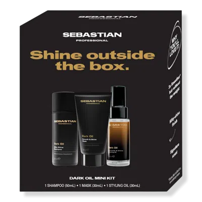 Sebastian Dark Oil Travel Kit In Black
