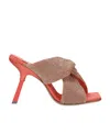 Sebastian Pink Paris Heels In Nude