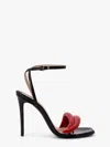 Sebastian Milano Dada Patent Leather Sandals In Black