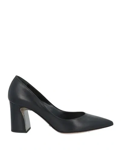 Sebastian Milano Woman Pumps Black Size 6 Calfskin