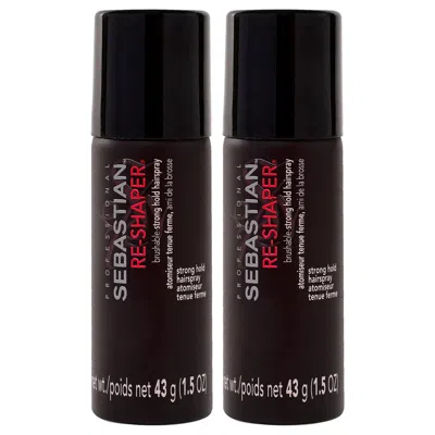 Sebastian Re-shaper Strong Hold By  For Unisex - 1.5 oz Hair Spray - Pack Of 2 In Transparent